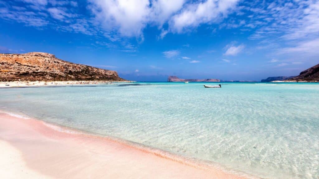 Pláž Elafonisi na Kréte